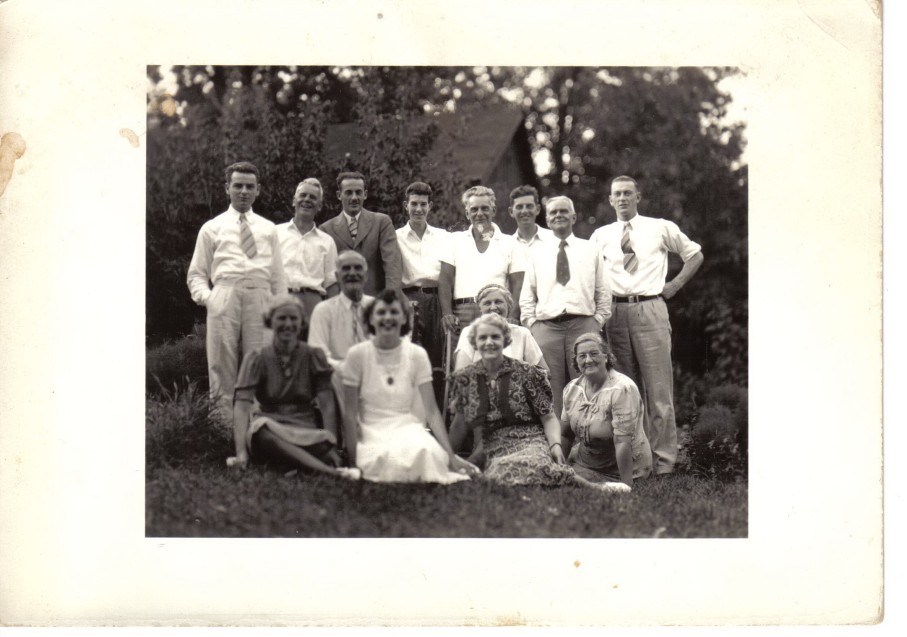 9 of the 15 Beaupre Children circa 1933